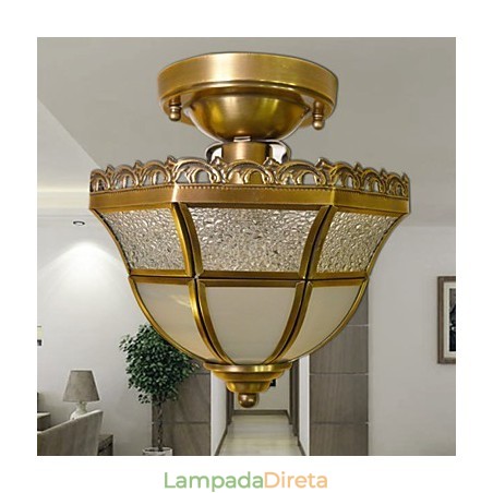 Holofotes de montagem embutida em metal latão estilo mini clássico tradicional Holofotes de montagem embutida em metal latão estilo mini clássico tradicional