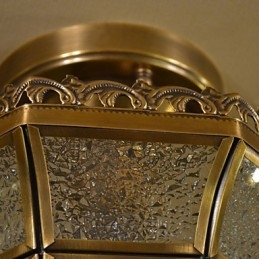 Holofotes de montagem embutida em metal latão estilo mini clássico tradicional