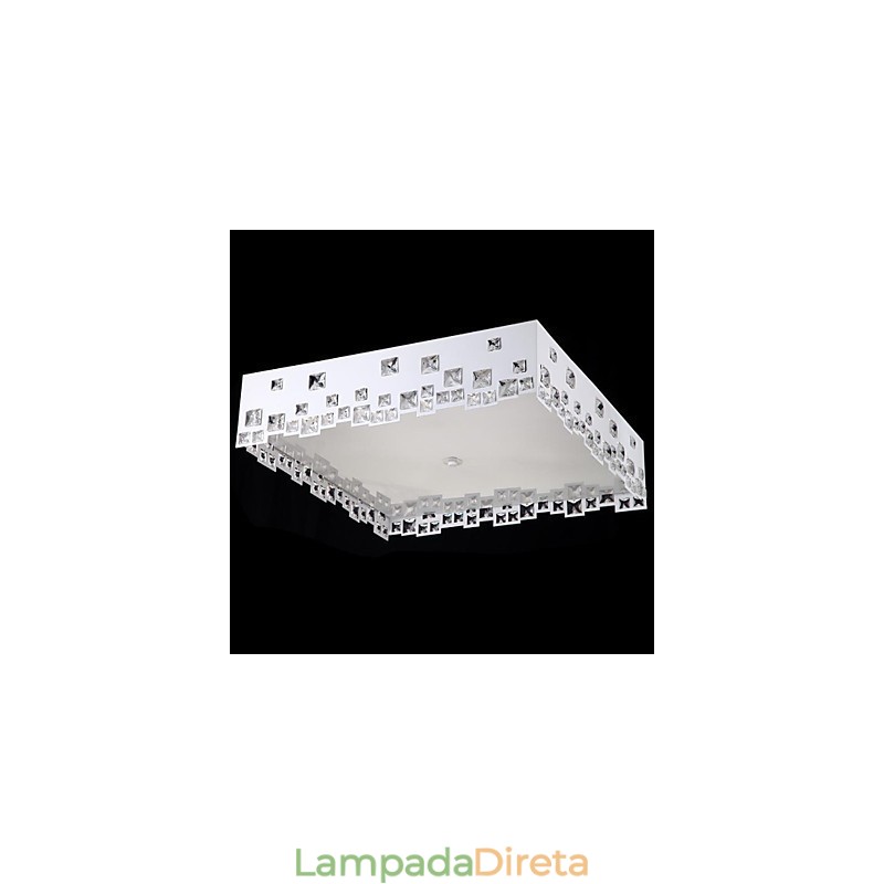 Luminária de teto 8 luzes moderna simples artística