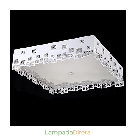 Luminária de teto 8 luzes moderna simples artística Luminária de teto 8 luzes moderna simples artística