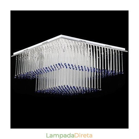 Luminária de teto 12 luzes moderna simples artística Luminária de teto 12 luzes moderna simples artística