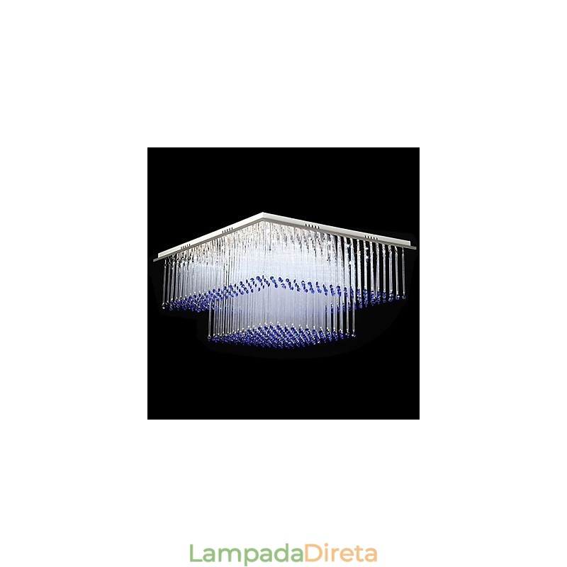 Luminária de teto 12 luzes moderna simples artística