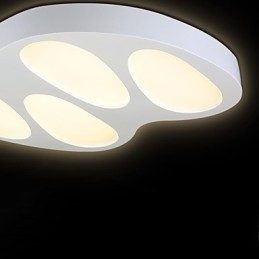 Montagem embutida sem luz polar com controle remoto moderno contemporâneo