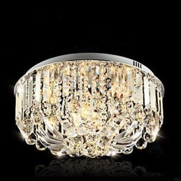 Luzes de montagem embutida subseção controle fonte de luz Cristal Metal Moda Moderna Clássica