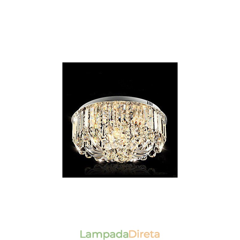 Luzes de montagem embutida subseção controle fonte de luz Cristal Metal Moda Moderna Clássica