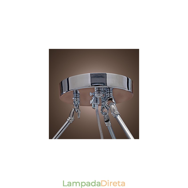 Luminária de parede de cristal moderna embutida com 5 luzes e abajur de tecido preto