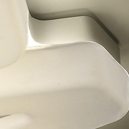 Luminária embutida branca quente branca moderna simples