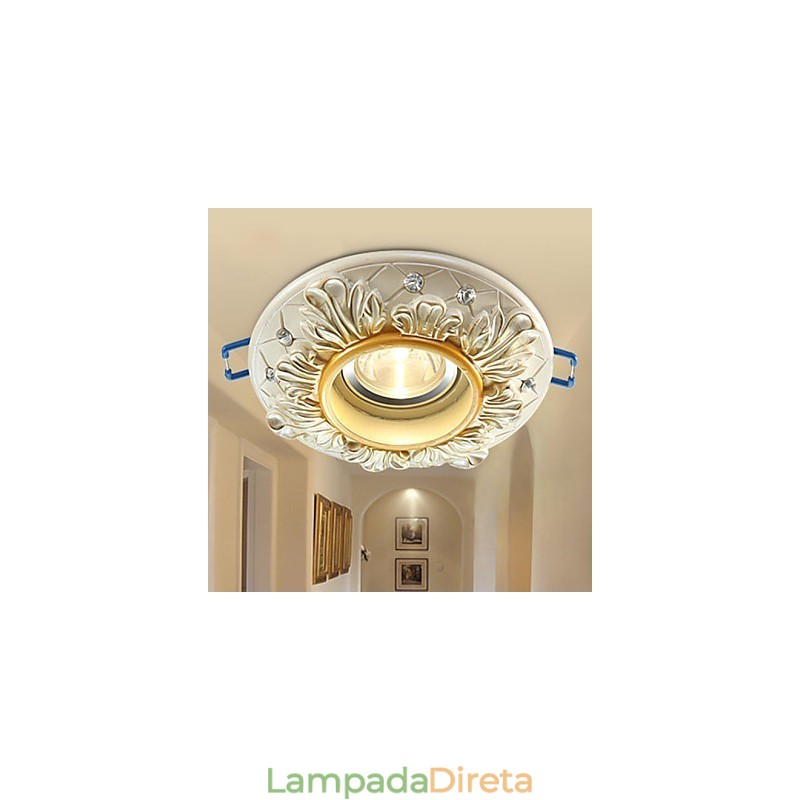 10*3.5CM Estilo Europeu Lâmpada de Teto Rural Tubo Absorve Lâmpada de Luz de Cúpula