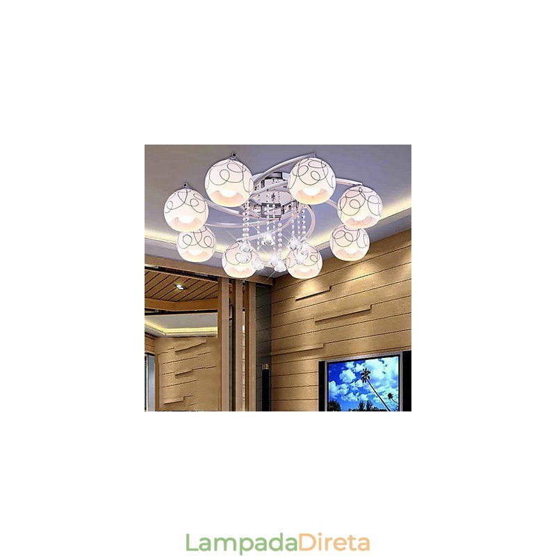 Montagem embutida Moderna Contemporânea Metal