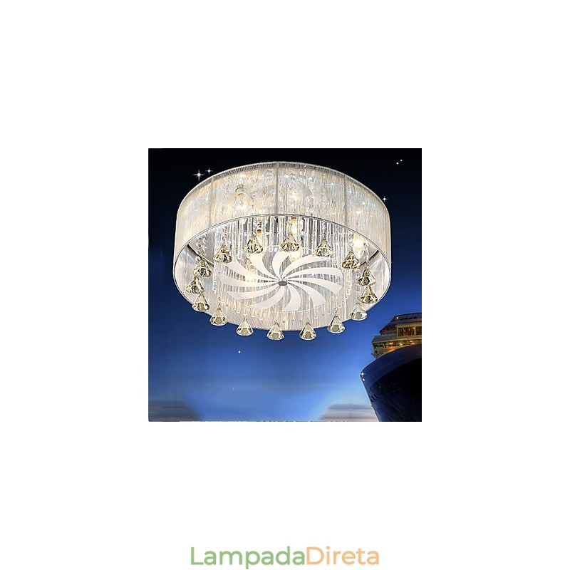 Montagem embutida Cristal Moderno Contemporâneo Vidro