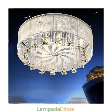 Montagem embutida Cristal Moderno Contemporâneo Vidro Montagem embutida Cristal Moderno Contemporâneo Vidro