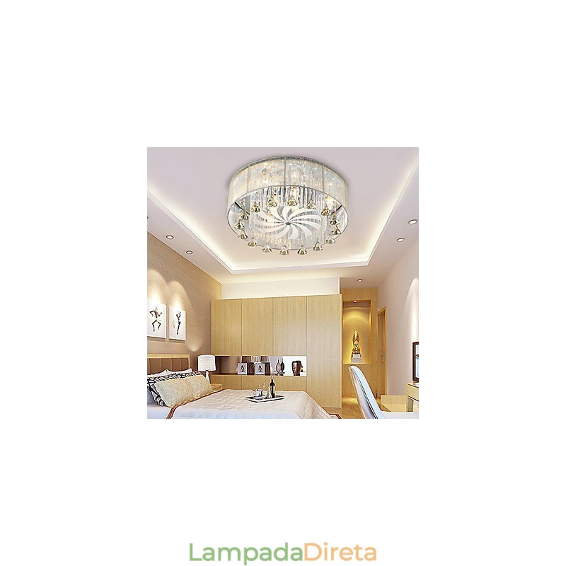 Montagem embutida Cristal Moderno Contemporâneo Vidro