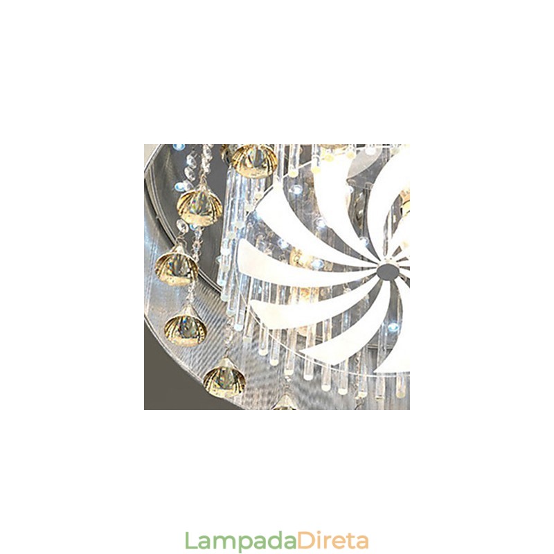 Montagem embutida Cristal Moderno Contemporâneo Vidro