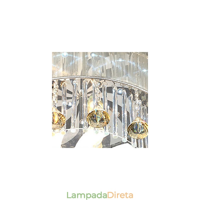 Montagem embutida Cristal Moderno Contemporâneo Vidro
