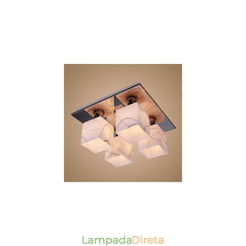 Luzes de trilho modernas contemporâneas de vidro