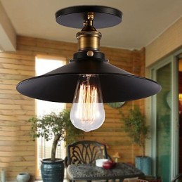 Lustre decorativo industrial retrô para garagem e decoração de casa