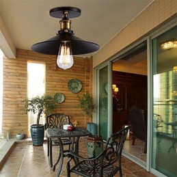 Lustre decorativo industrial retrô para garagem e decoração de casa