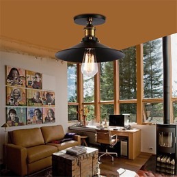 Lustre decorativo industrial retrô para garagem e decoração de casa