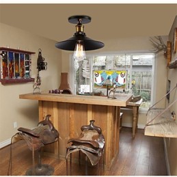 Lustre decorativo industrial retrô para garagem e decoração de casa