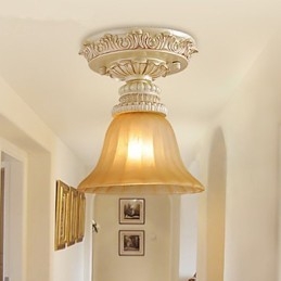Pintura de estilo clássico tradicional em miniatura com holofotes de montagem embutida em resina