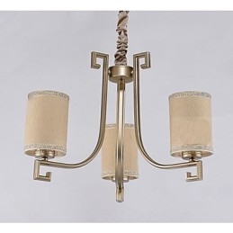 Lustre de estilo chinês Ferro Cobre Imitação Lâmpadas de Ar
