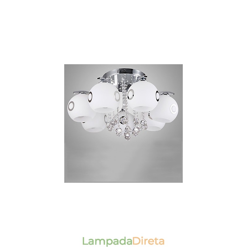 Montagem embutida Cristal Moderno Contemporâneo Vidro