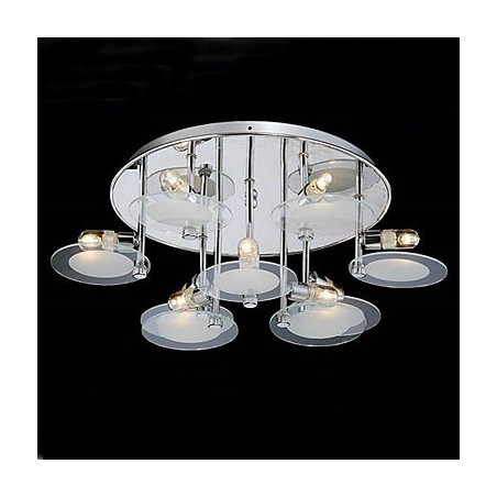 Moderno de aço inoxidável embutido com 9 luzes Moderno de aço inoxidável embutido com 9 luzes