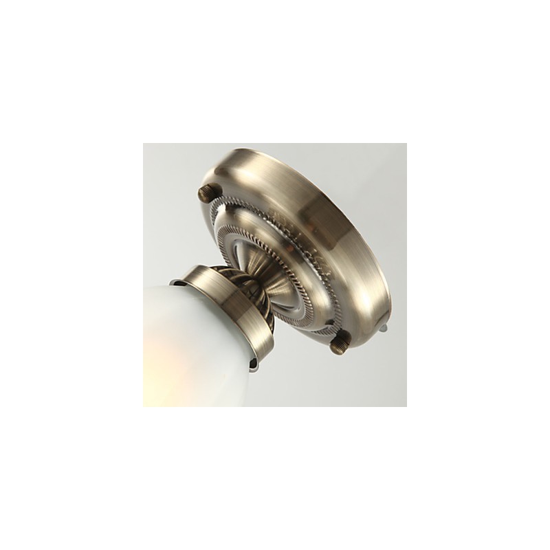 Holofotes de montagem embutida em metal galvanizado estilo clássico tradicional mini