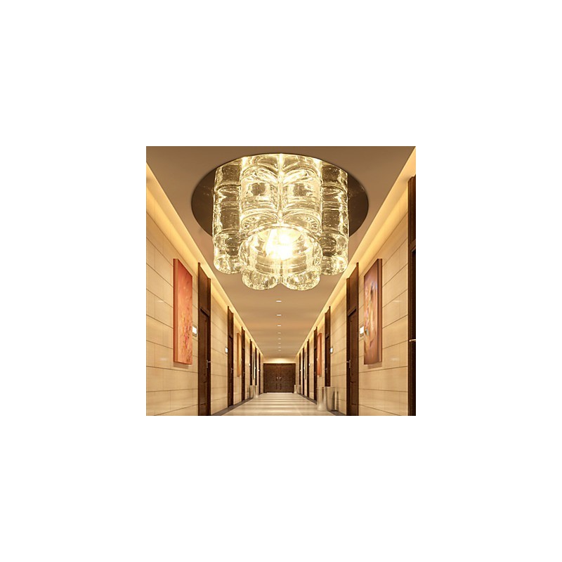 Moderno Contemporâneo Cristal Flush Mount