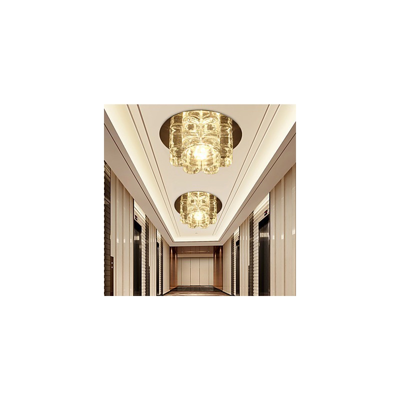 Moderno Contemporâneo Cristal Flush Mount