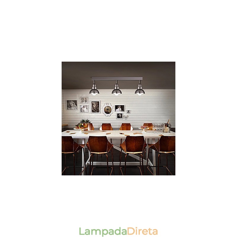 Luminária de cabeça Trinal de montagem embutida, vidro branco, moldura de alumínio, moderna e moderna