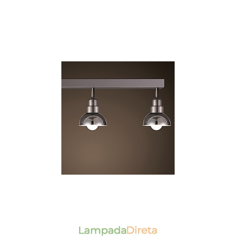 Luminária de cabeça Trinal de montagem embutida, vidro branco, moldura de alumínio, moderna e moderna