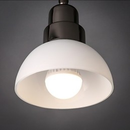 Luminária de cabeça Trinal de montagem embutida, vidro branco, moldura de alumínio, moderna e moderna