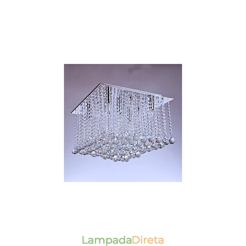 Montagem embutida Cristal Moderno Contemporâneo Metal