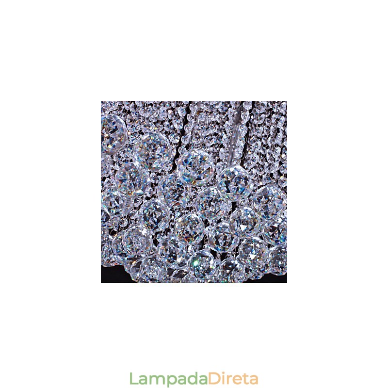 Montagem embutida Cristal Moderno Contemporâneo Metal