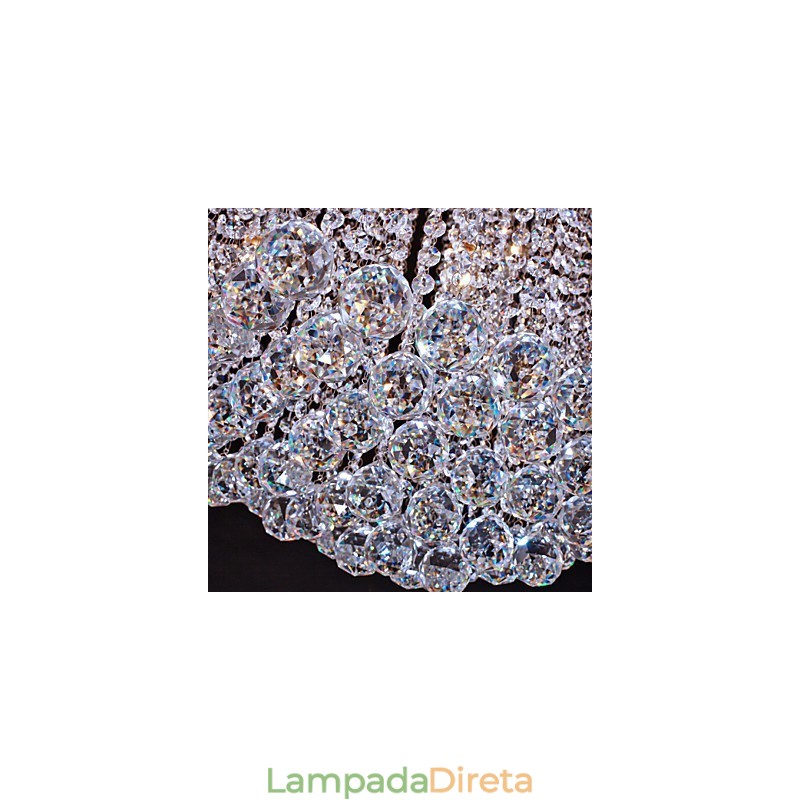 Montagem embutida Cristal Moderno Contemporâneo Metal