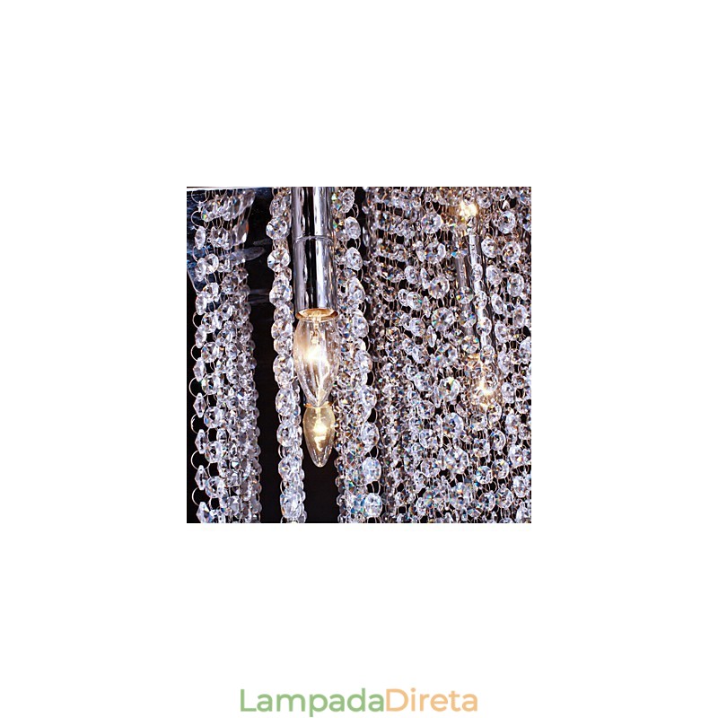 Montagem embutida Cristal Moderno Contemporâneo Metal