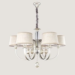 Lustre de metal com pintura em cristal country