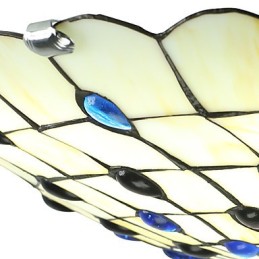 Luminária de teto estilo mediterrâneo 50 cm Iluminação de jardim