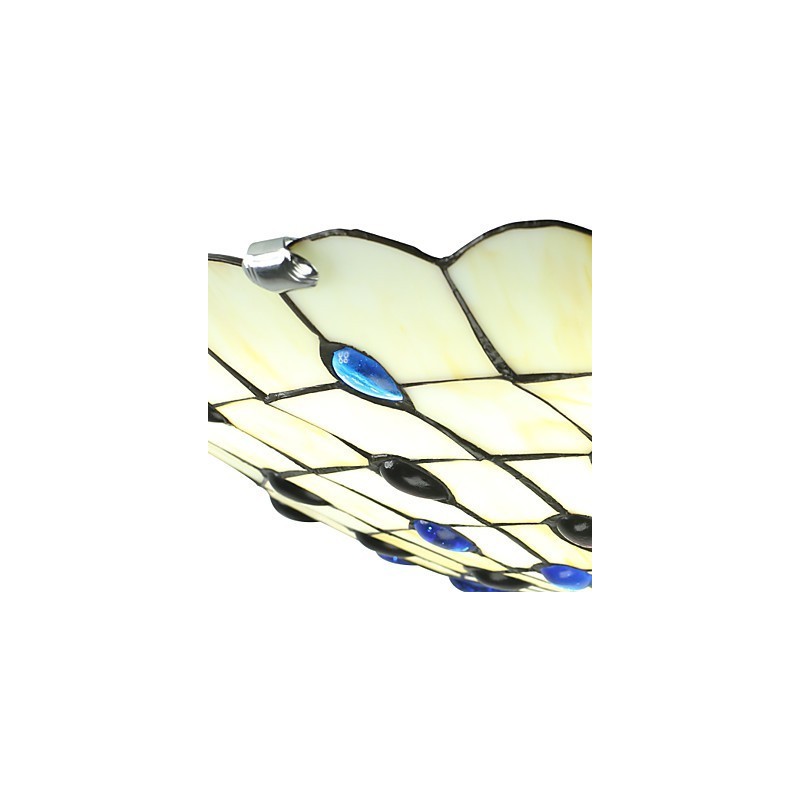 Luminária de teto estilo mediterrâneo 50 cm Iluminação de jardim