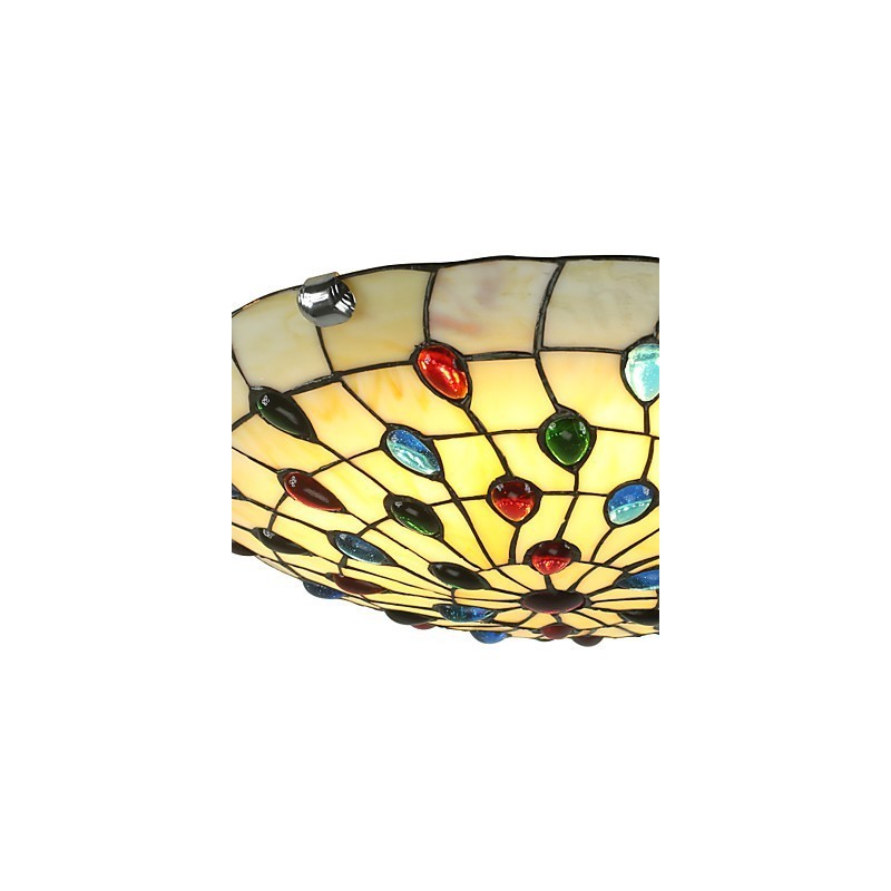 Luminária de teto estilo mediterrâneo 50 cm Iluminação de jardim