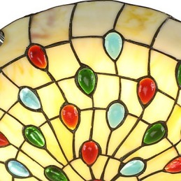 Luminária de teto estilo mediterrâneo 50 cm Iluminação de jardim