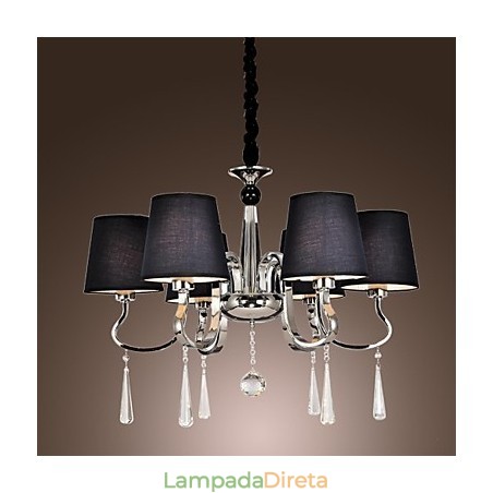 Lustre moderno contemporâneo tradicional clássico rústico chalé vintage ilha metal cromado jantar Lustre moderno contemporâneo tradicional clássico rústico chalé vintage ilha metal cromado jantar