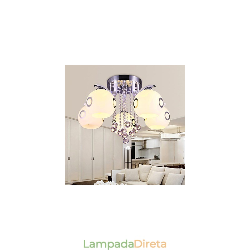 Montagem embutida Cristal Moderno Contemporâneo Vidro