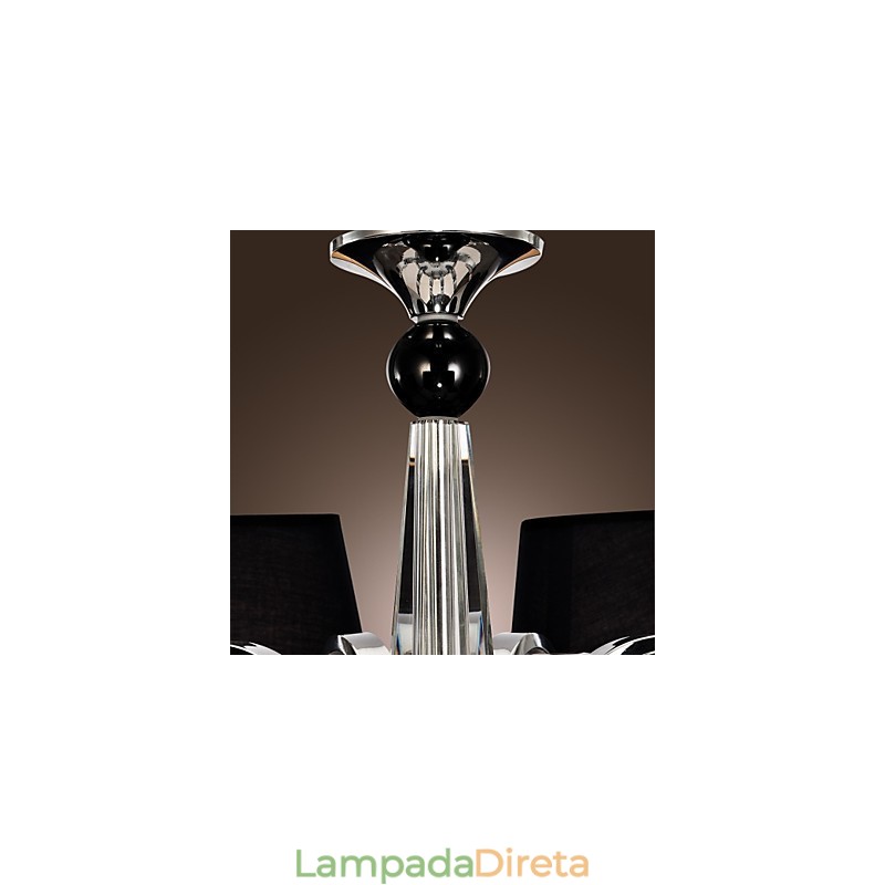 Lustre moderno contemporâneo tradicional clássico rústico chalé vintage ilha metal cromado jantar