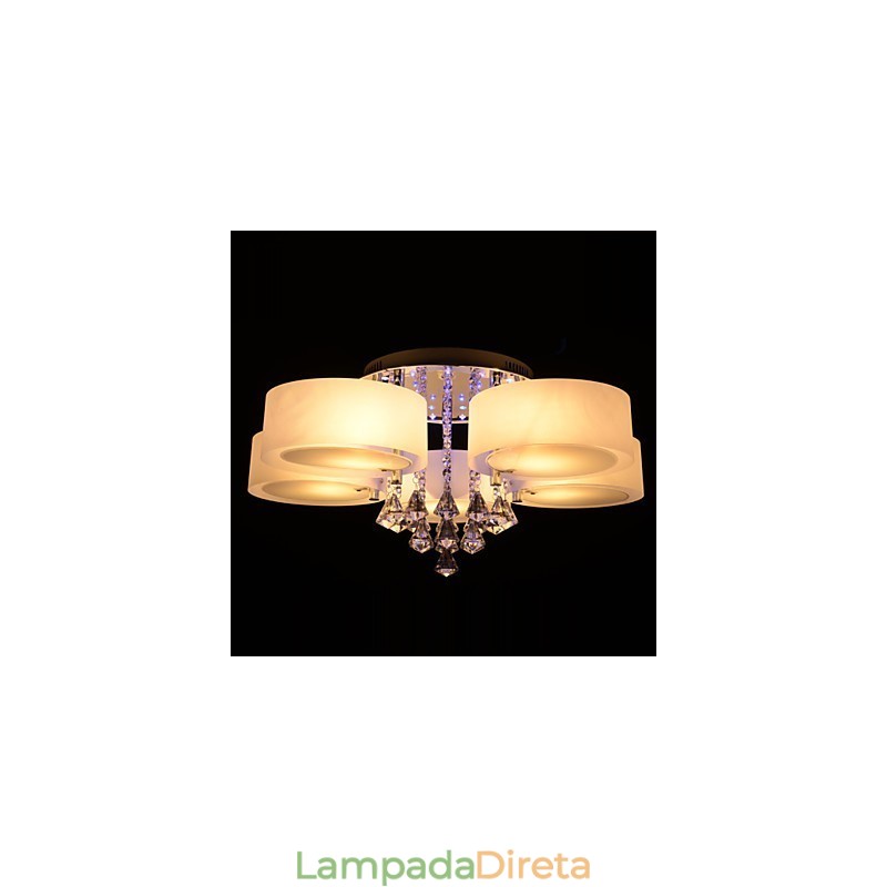 Controle remoto embutido Cristal incluído Moderno Contemporâneo