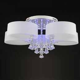 Controle remoto embutido Cristal incluído Moderno Contemporâneo