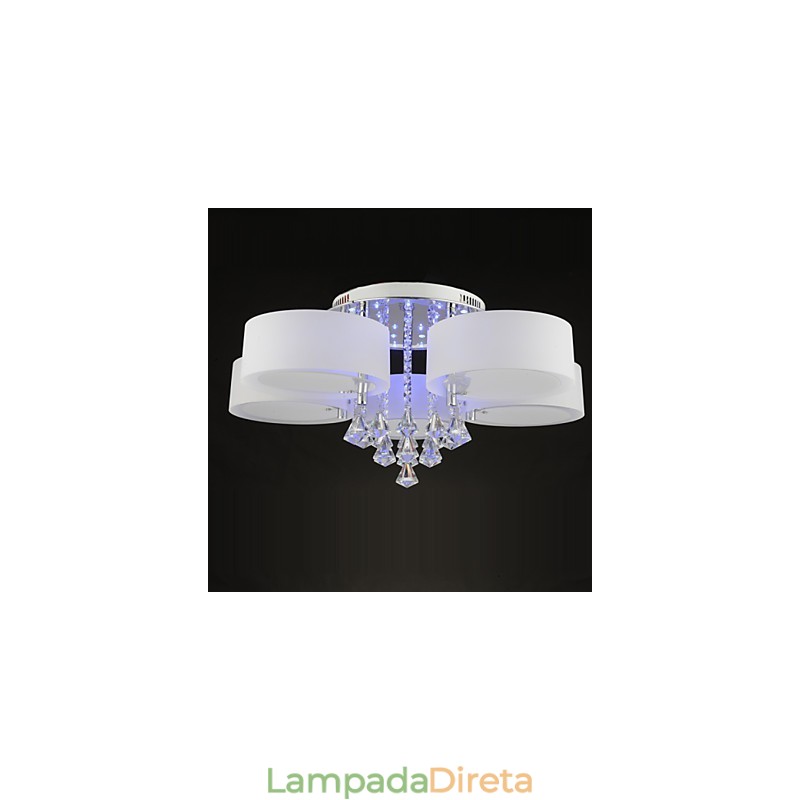 Controle remoto embutido Cristal incluído Moderno Contemporâneo