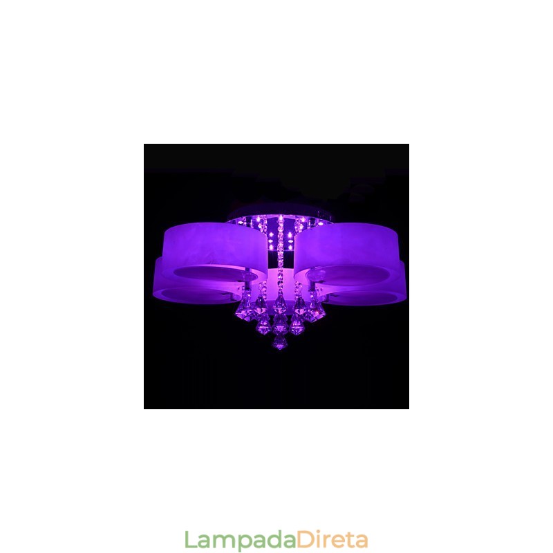 Controle remoto embutido Cristal incluído Moderno Contemporâneo
