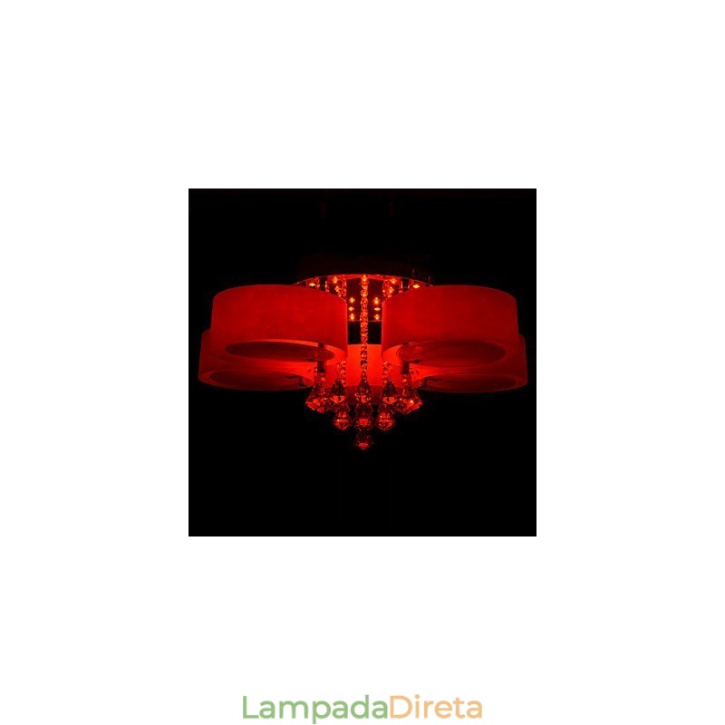 Controle remoto embutido Cristal incluído Moderno Contemporâneo